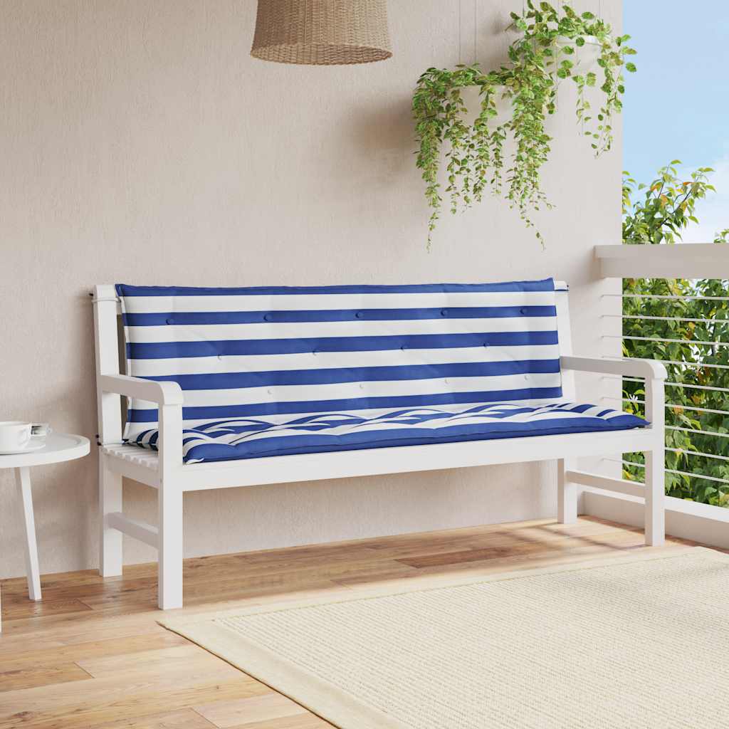 Gartenbank-Auflage Anthrazit 100x(50+50)x7 cm Oxford-Gewebe