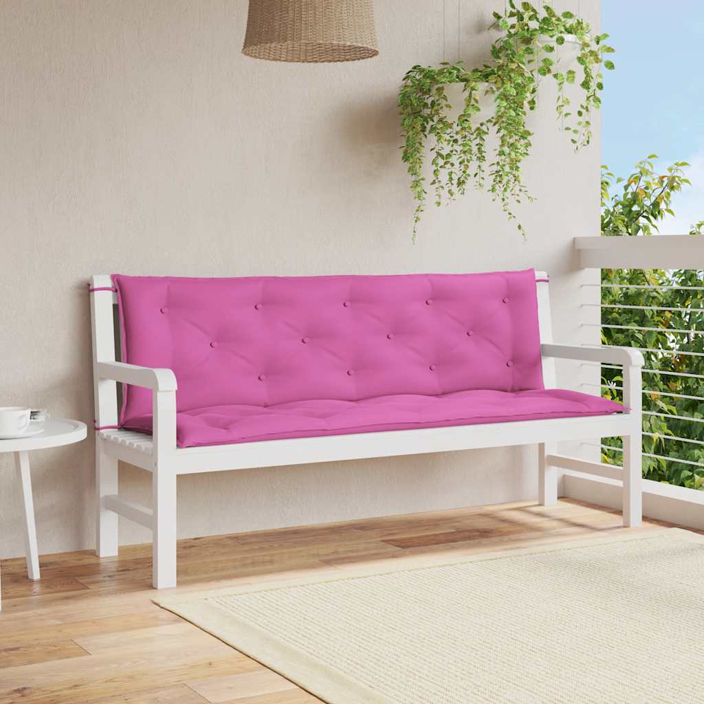 Gartenbank-Auflage Anthrazit 100x(50+50)x7 cm Oxford-Gewebe