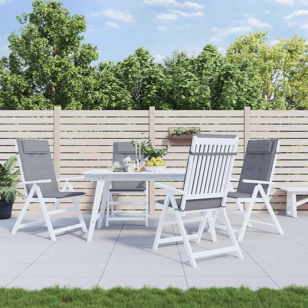 vidaXL Hochlehner-Auflagen 2 Stk. Anthrazit Oxford-Gewebe