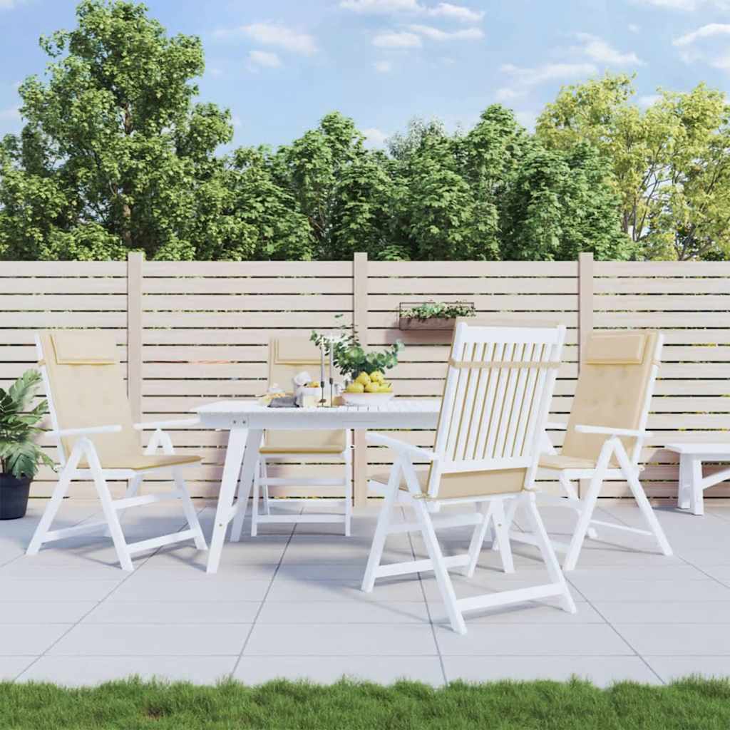 vidaXL Hochlehner-Auflagen 2 Stk. Anthrazit Oxford-Gewebe