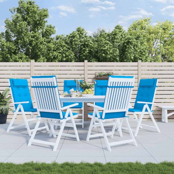 vidaXL Hochlehner-Auflagen 2 Stk. Anthrazit Oxford-Gewebe