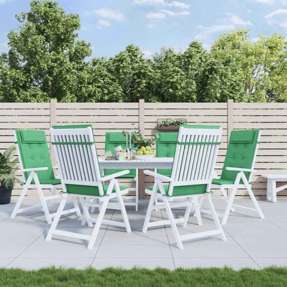 vidaXL Hochlehner-Auflagen 2 Stk. Anthrazit Oxford-Gewebe