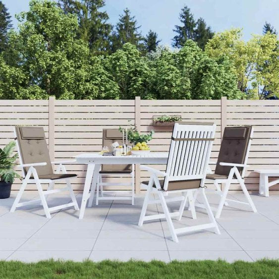 vidaXL Hochlehner-Auflagen 2 Stk. Anthrazit Oxford-Gewebe