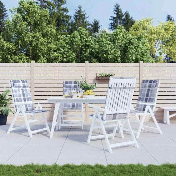 vidaXL Hochlehner-Auflagen 2 Stk. Anthrazit Oxford-Gewebe