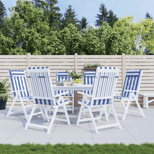 vidaXL Hochlehner-Auflagen 2 Stk. Anthrazit Oxford-Gewebe