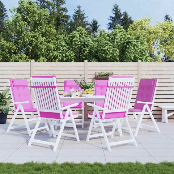 vidaXL Hochlehner-Auflagen 2 Stk. Anthrazit Oxford-Gewebe