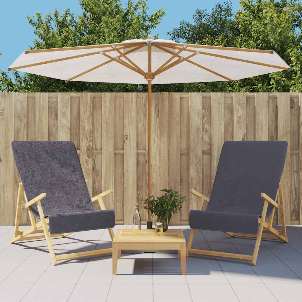 Strandtücher 4 Stk. Weiß 60x135 cm Stoff 400 GSM