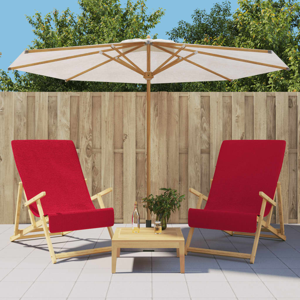 Strandtücher 4 Stk. Weiß 60x135 cm Stoff 400 GSM