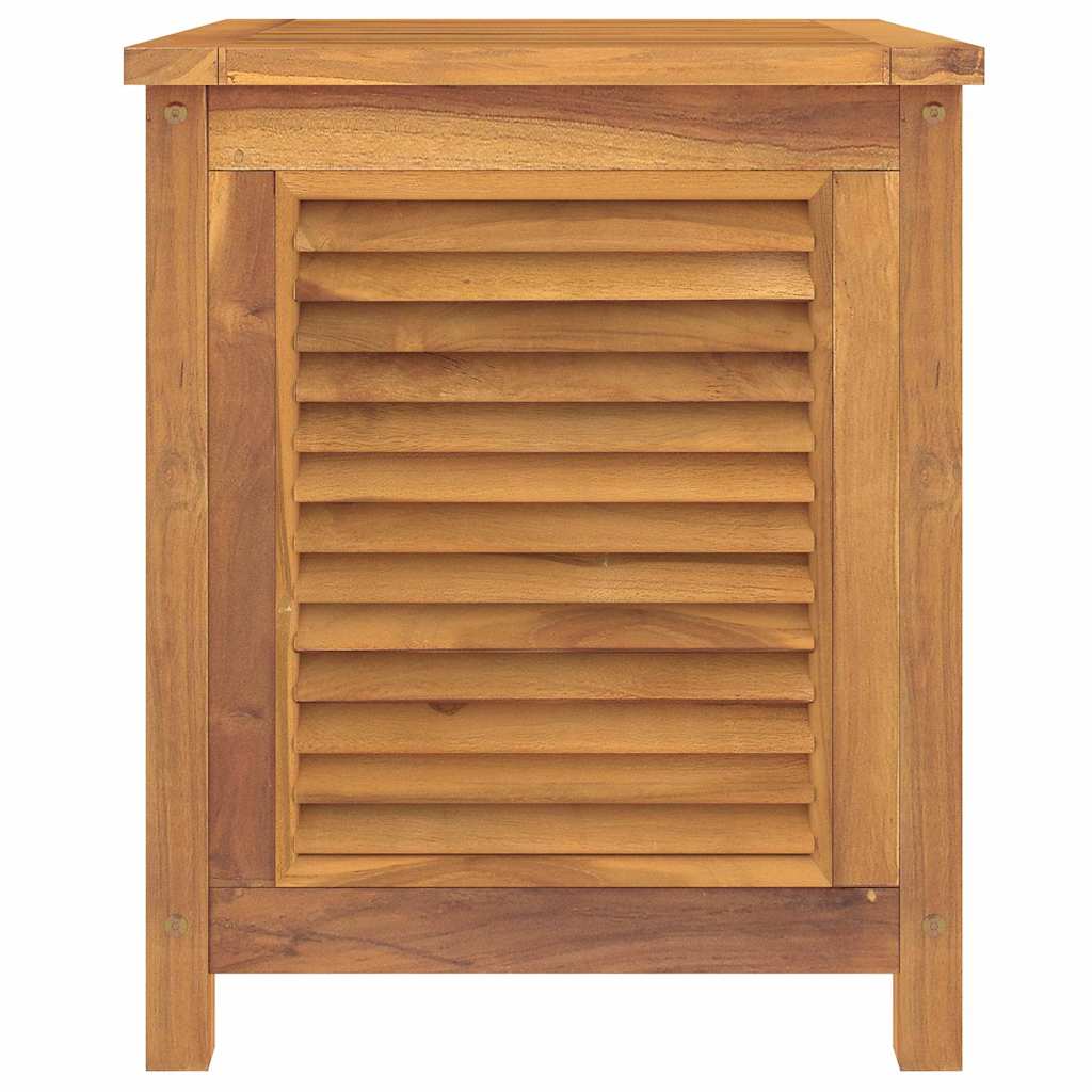 vidaXL Gartenbox mit Beutel 60x50x58 cm Massivholz Teak