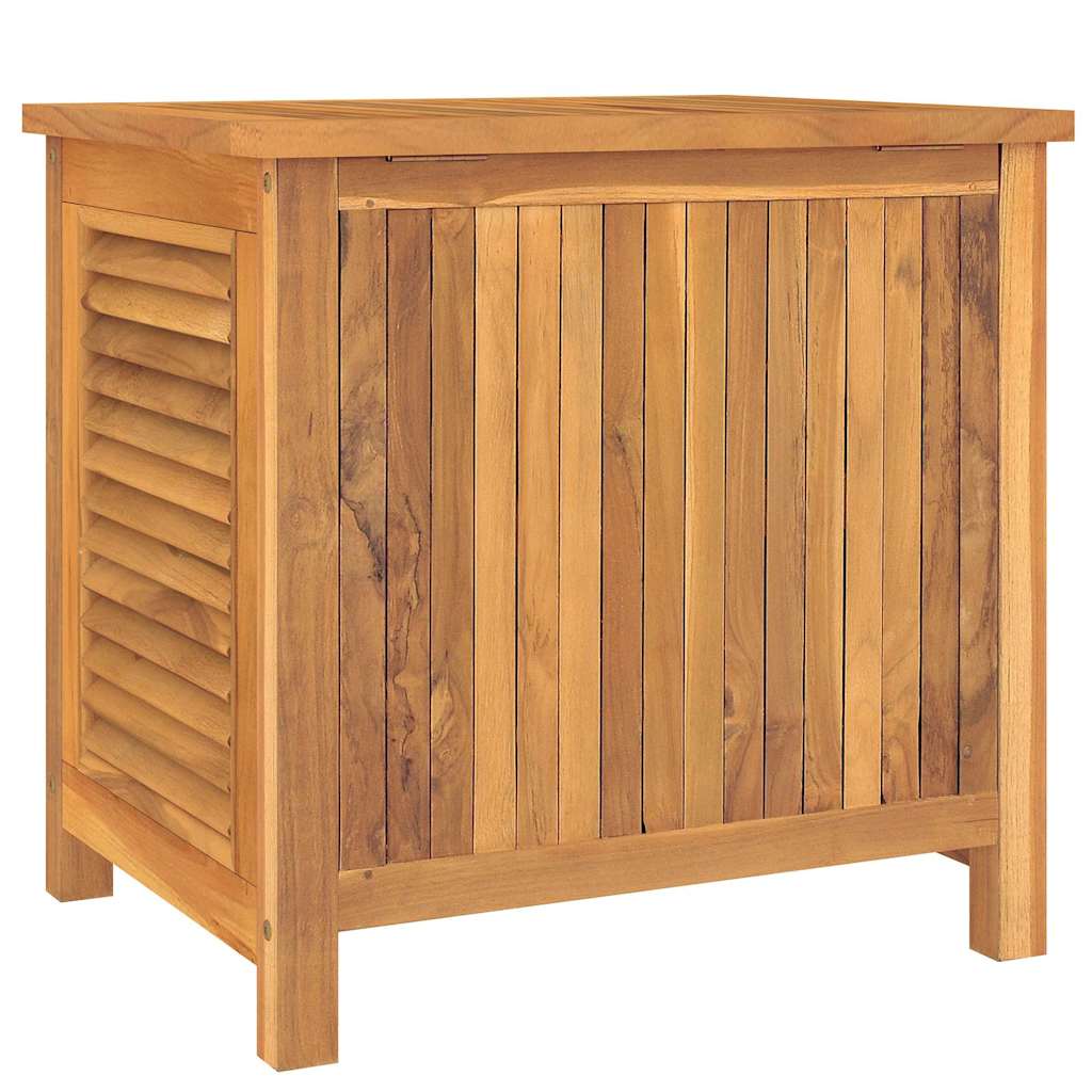 vidaXL Gartenbox mit Beutel 60x50x58 cm Massivholz Teak