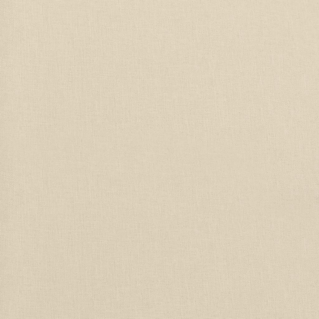 vidaXL 3-tlg. Garten-Lounge-Set mit Kissen Beige Poly Rattan