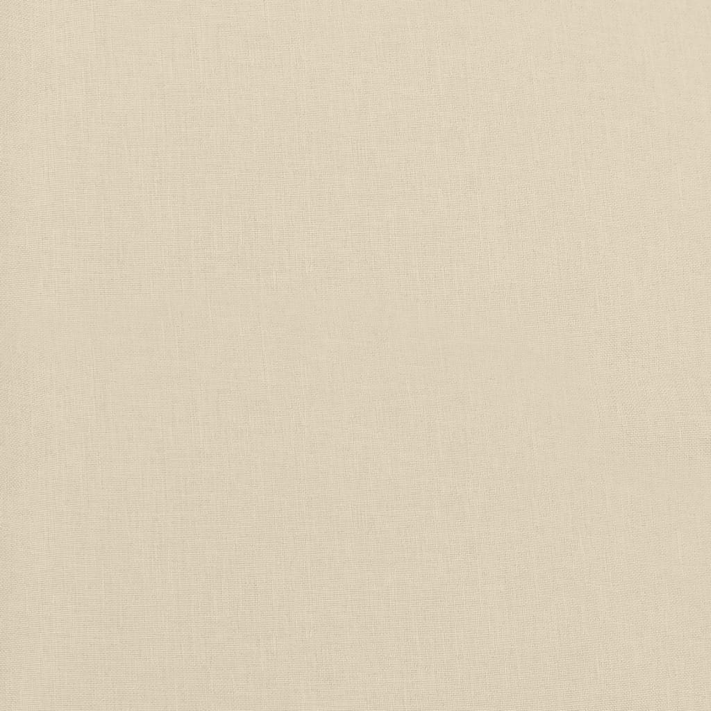 vidaXL Gartenstuhl mit Fußhocker Hellbraun Poly Rattan