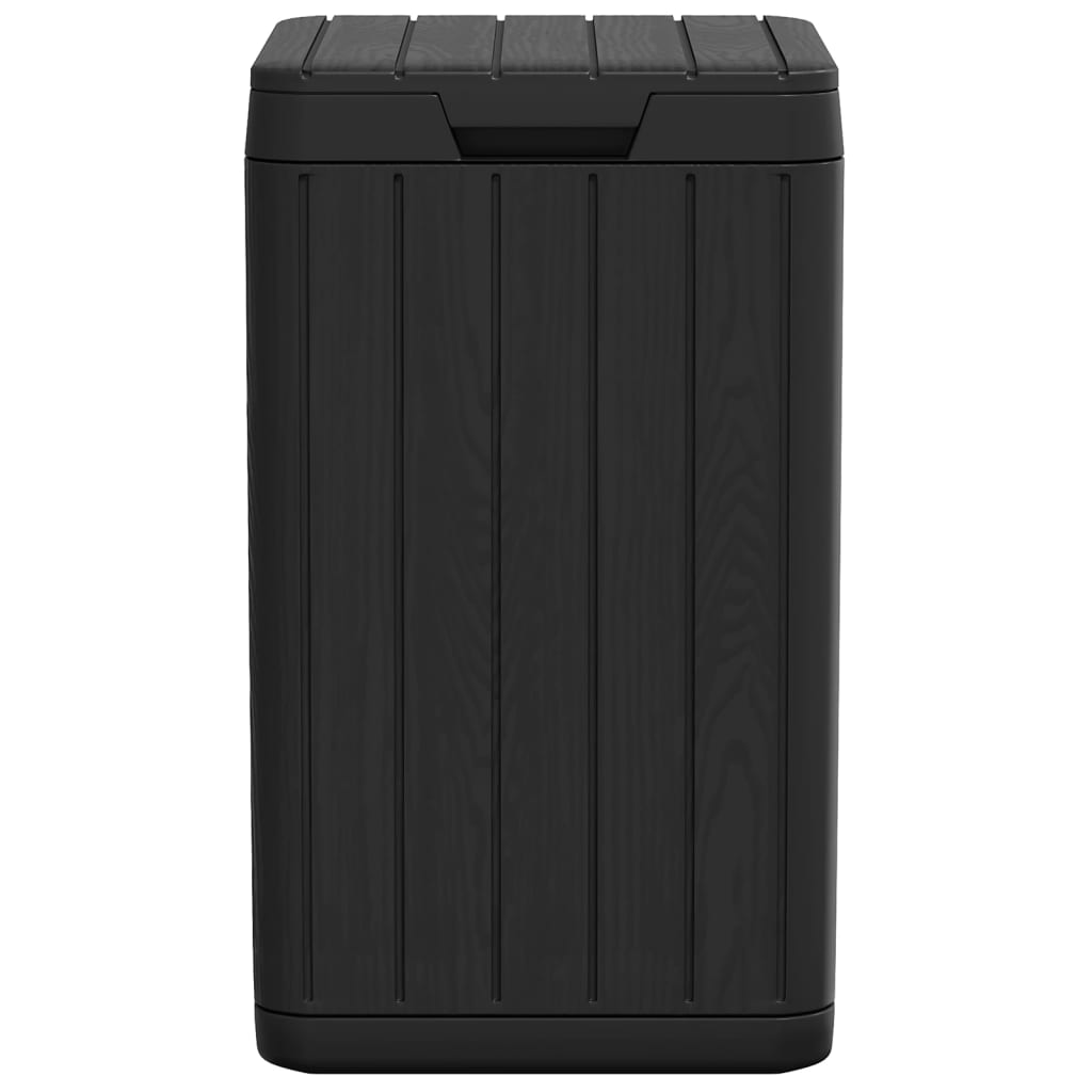 vidaXL Outdoor-Mülltonne Anthrazit 38x38x65 cm PP