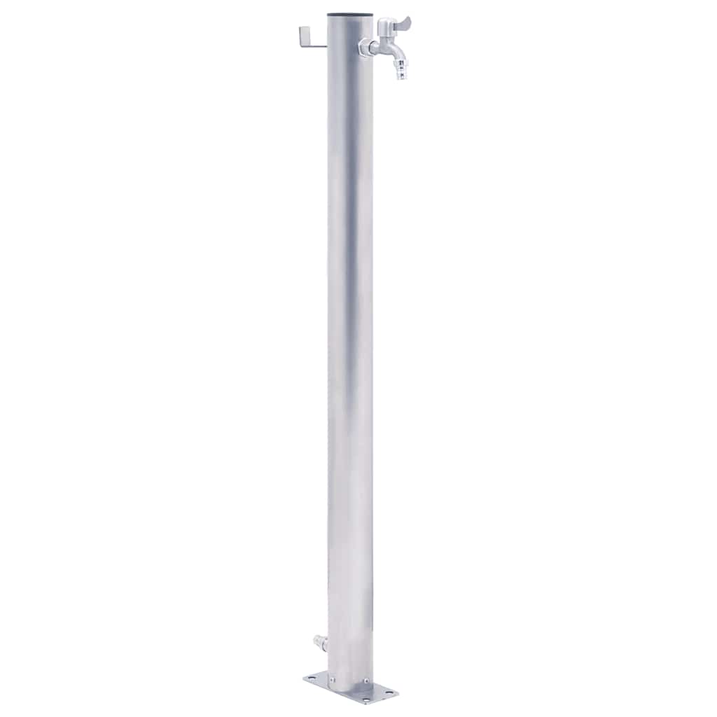 vidaXL Wassersäule für den Garten 40 cm Edelstahl Quadratisch