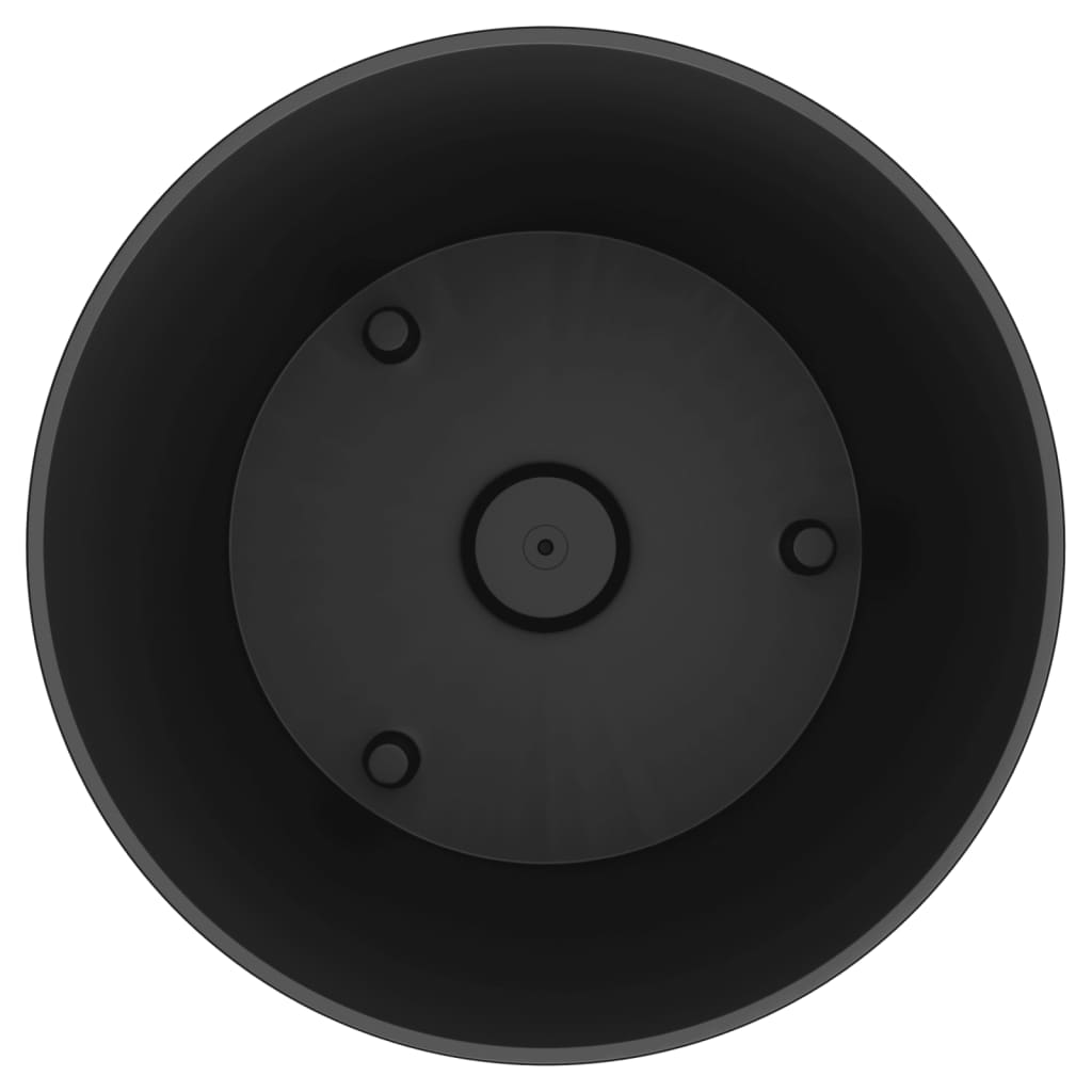 vidaXL Pflanzkübel mit herausnehmbaren Einsatz Anthrazit 15/15,3 L PP