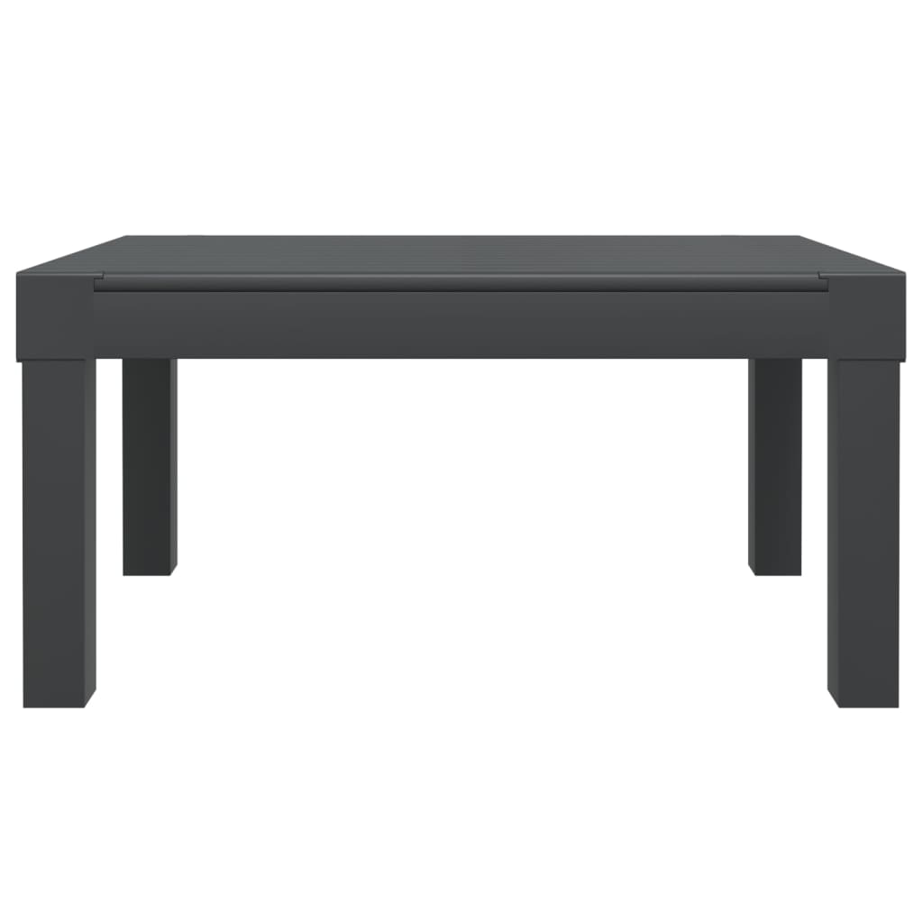 vidaXL Sonnenliege mit Kissen Anthrazit PP