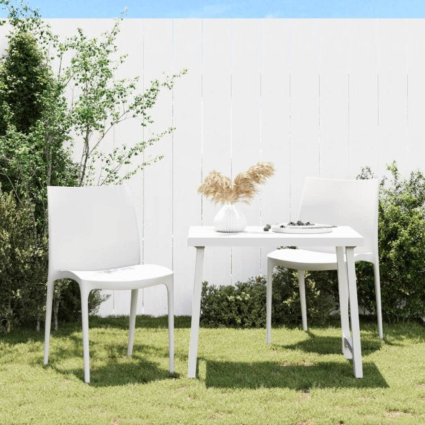 vidaXL Gartenstühle 2 Stk. Anthrazit 50x46x80 cm Polypropylen