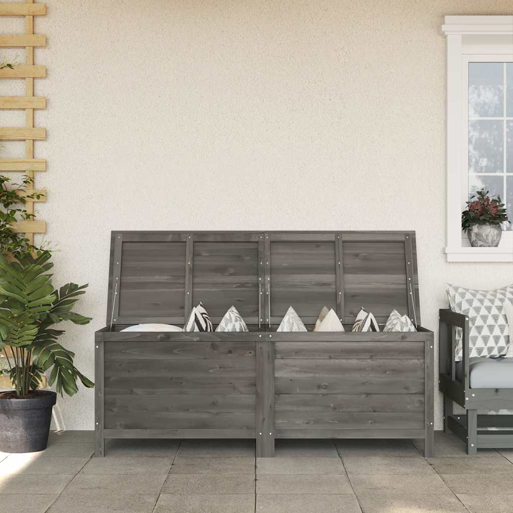 vidaXL Gartentruhe 50x49x56,5 cm Massivholz Tanne