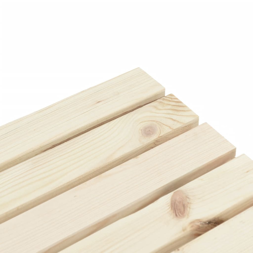 vidaXL Garten-Couchtisch 90x50x40 cm Massivholz Tanne