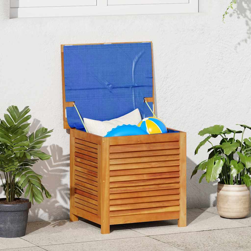 vidaXL Gartenbox mit Lüftungsschlitzen 60x50x56 cm Massivholz Akazie