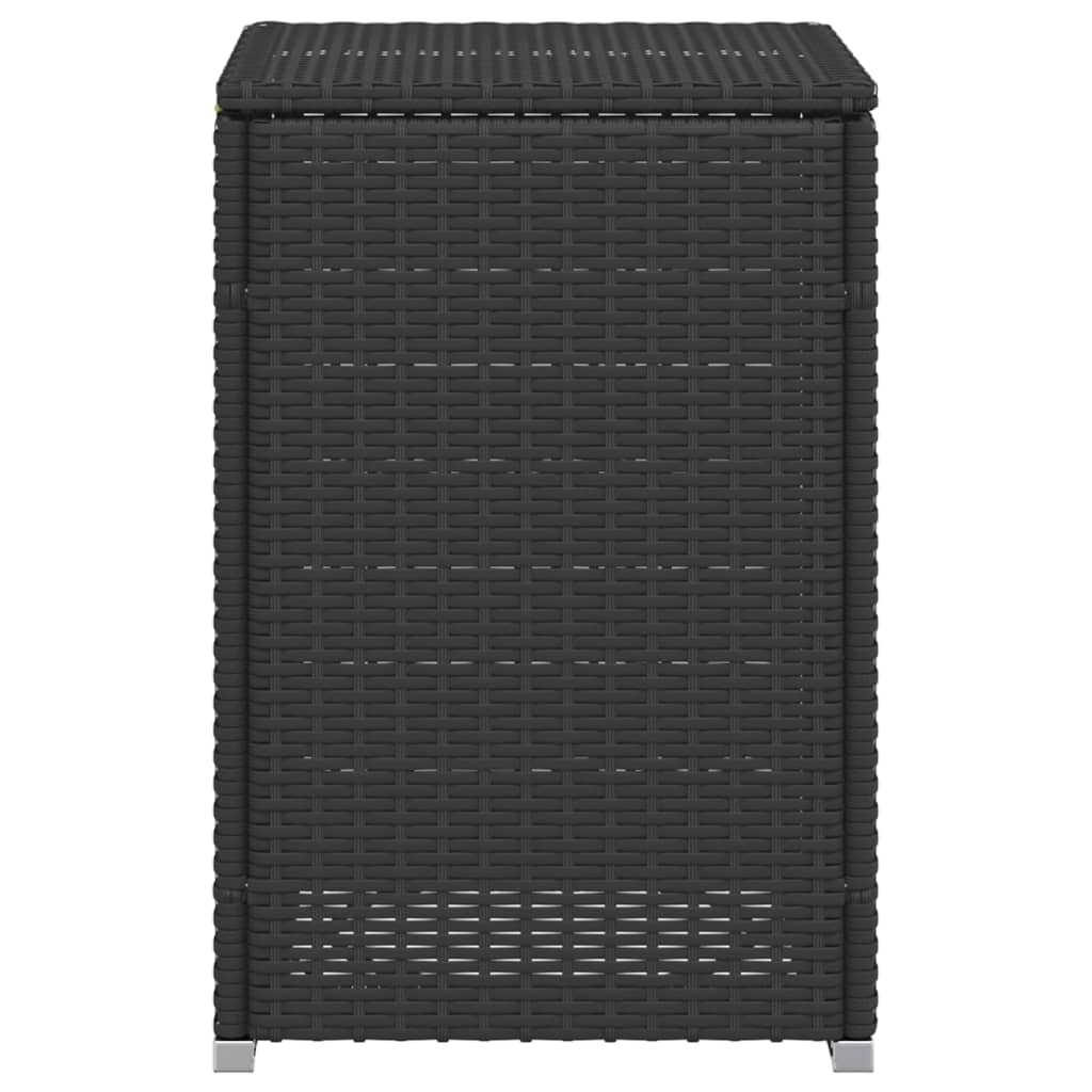 vidaXL Propan-Tank-Verstecktisch Schwarz 40x40x60 cm Poly Rattan