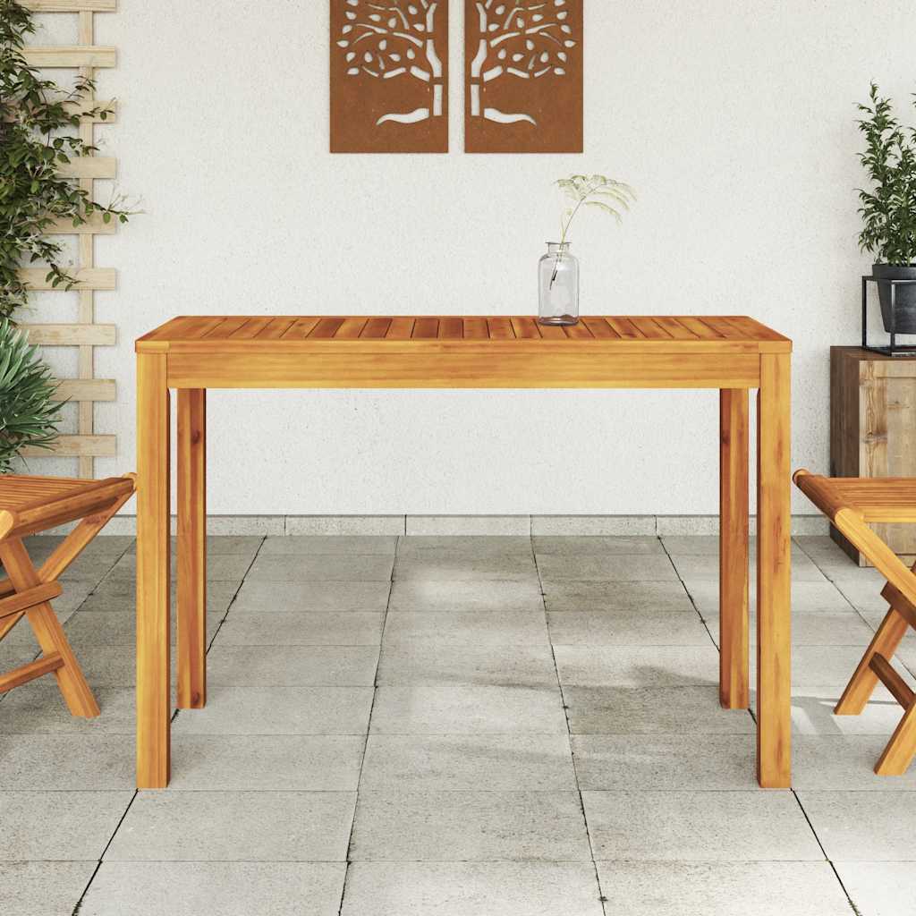 vidaXL Garten-Esstisch 110x55x75 cm Massivholz Akazie