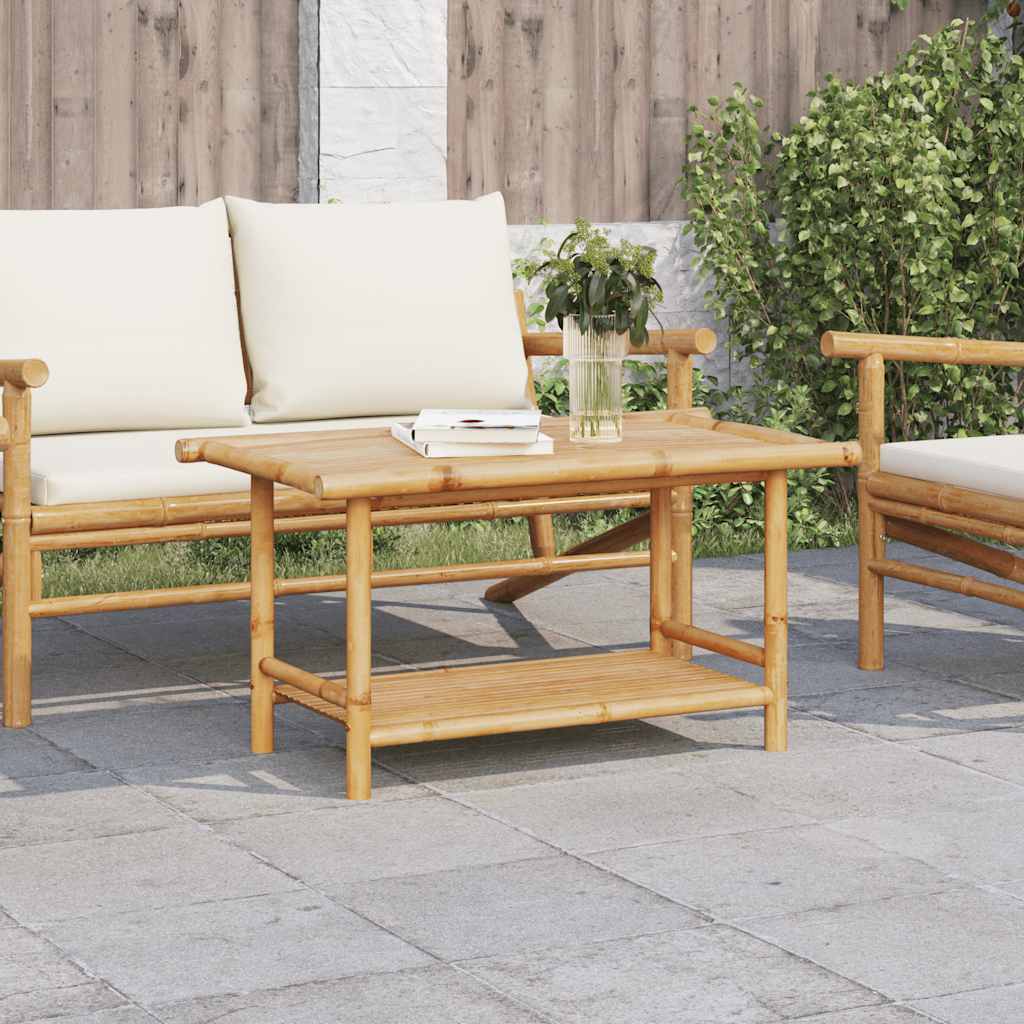 vidaXL Couchtisch 90x50x45 cm Bambus