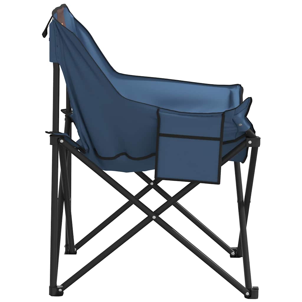 vidaXL Campingstühle 2 Stk. mit Tasche Klappbar Blau