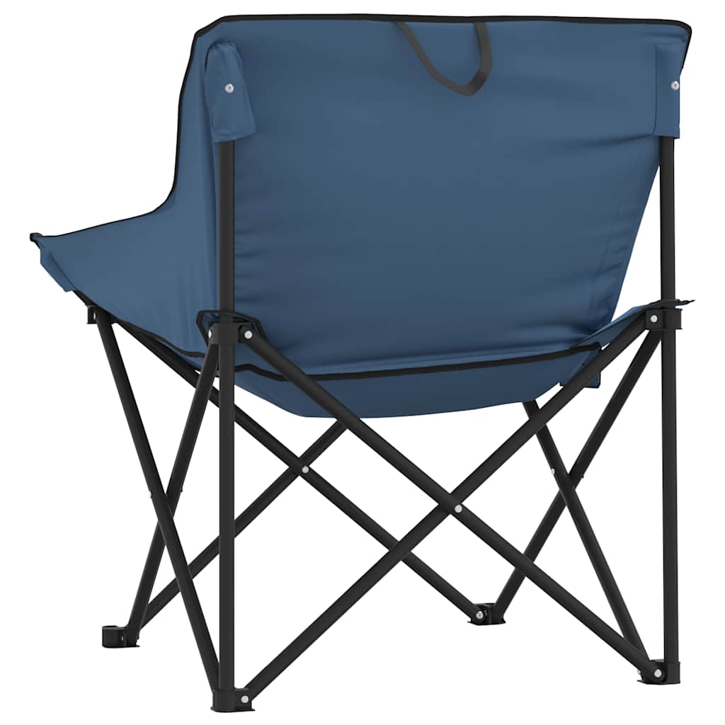 vidaXL Campingstühle 2 Stk. mit Tasche Klappbar Blau