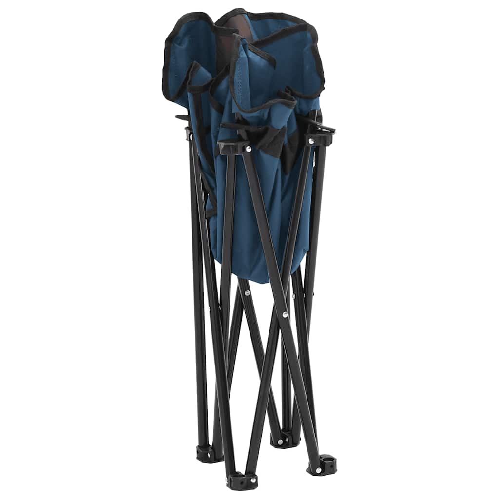 vidaXL Campingstühle 2 Stk. mit Tasche Klappbar Blau