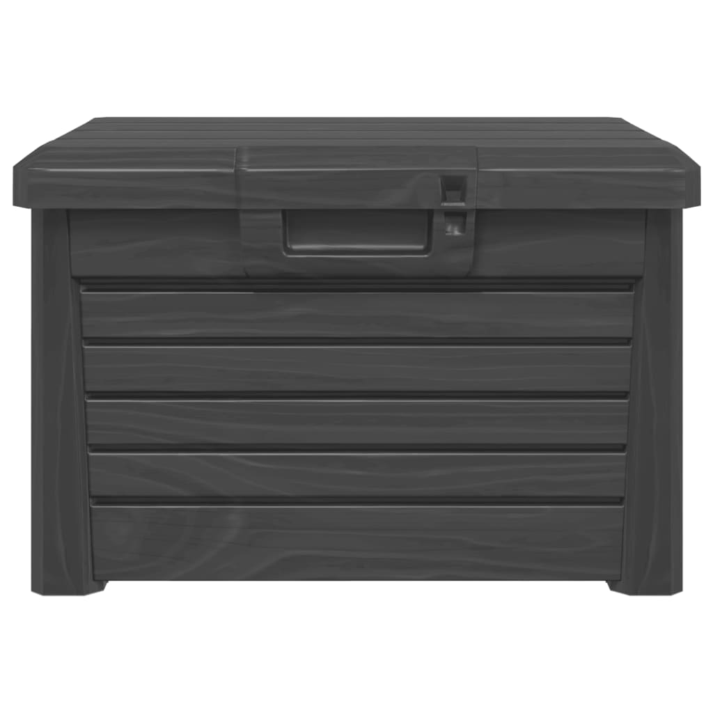 vidaXL Outdoor-Kissenbox Anthrazit 73x50,5x46,5 cm Polypropylen