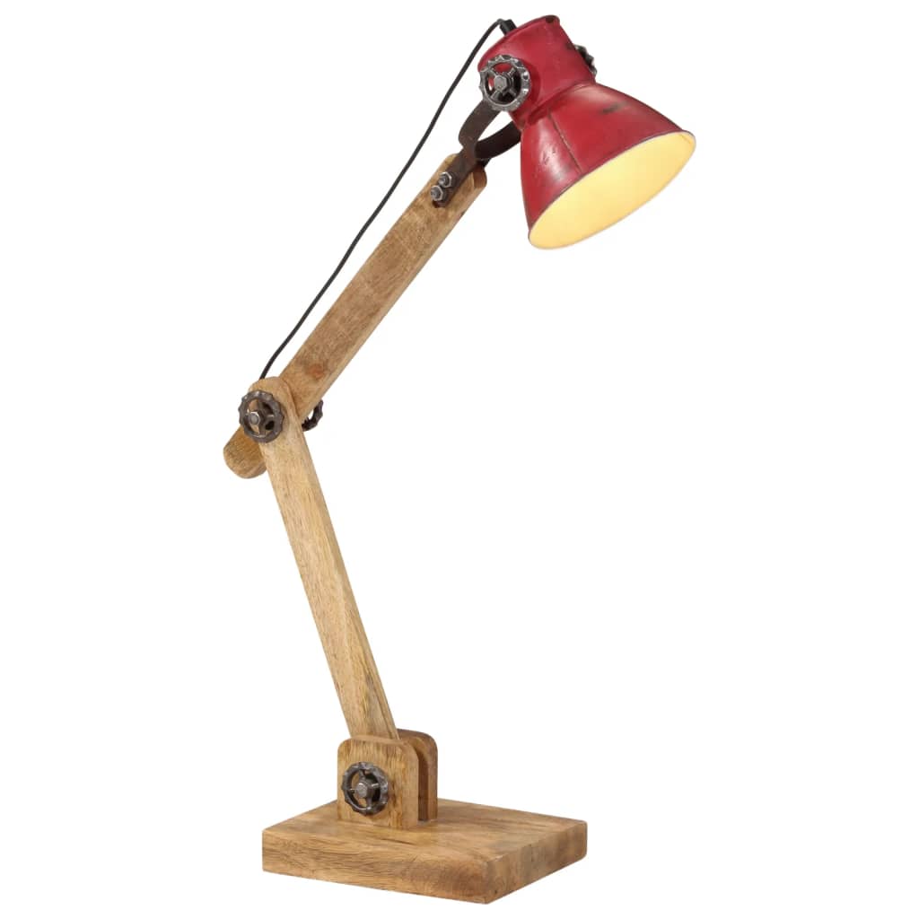 Schreibtischlampe Industriestil Schwarz Rund 58x18x90 cm E27