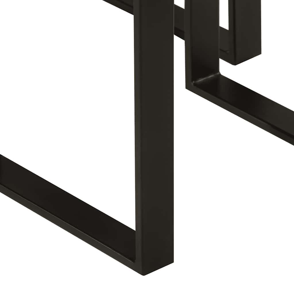 vidaXL Satztische mit Baumkante 3 Stk. Massivholz Akazie