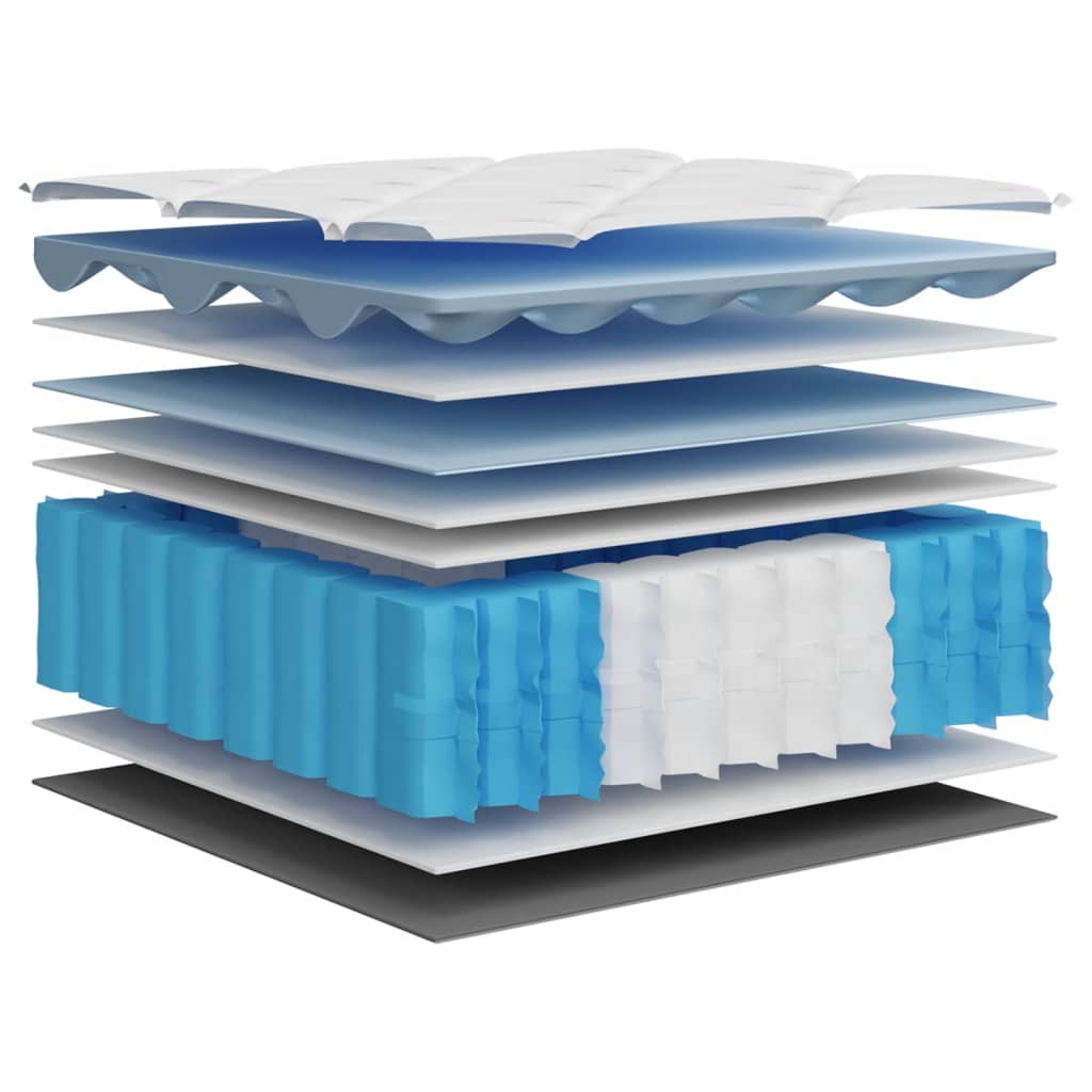 vidaXL Matratze Taschenfederkern Medium Plus 90x190 cm