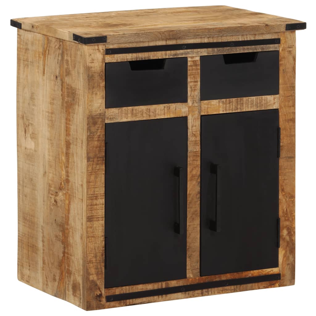 vidaXL Sideboard mit 2 Schubladen 55x35x60 cm Massivholz Mango