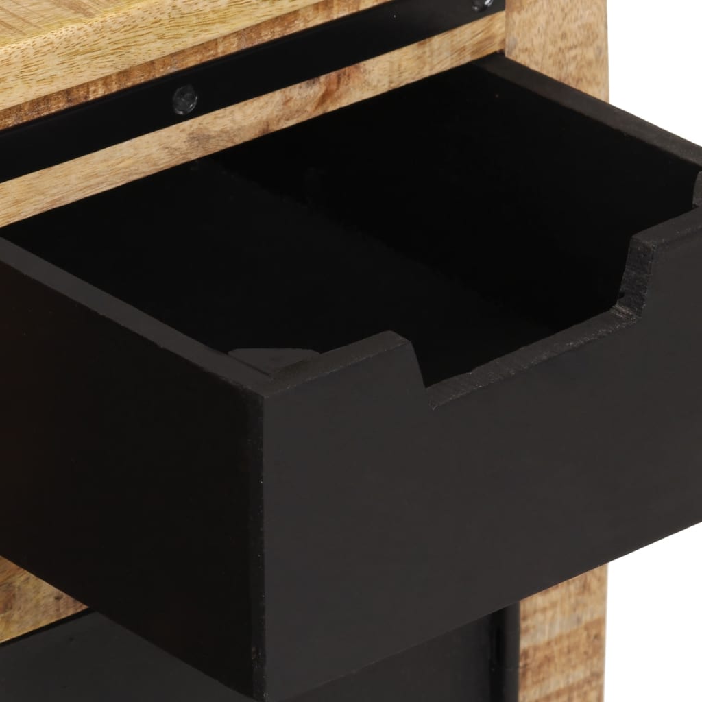 vidaXL Sideboard mit 2 Schubladen 55x35x60 cm Massivholz Mango