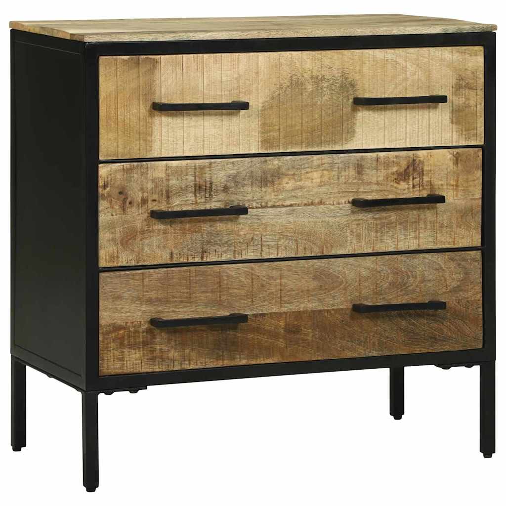 vidaXL Sideboard mit Schubladen 70 x 35 x 70 cm Massivholz Mango