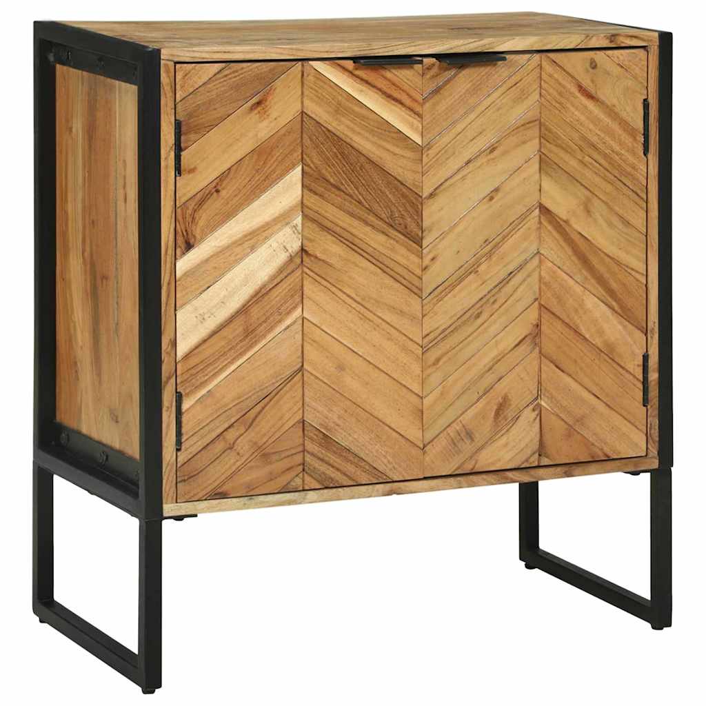 vidaXL Sideboard 70 x 35 x 75 cm Massivholz Akazie