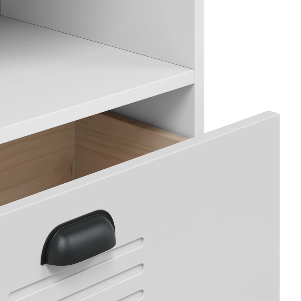 vidaXL Bücherschrank VIKEN Weiß 60x35x123 cm Holzwerkstoff