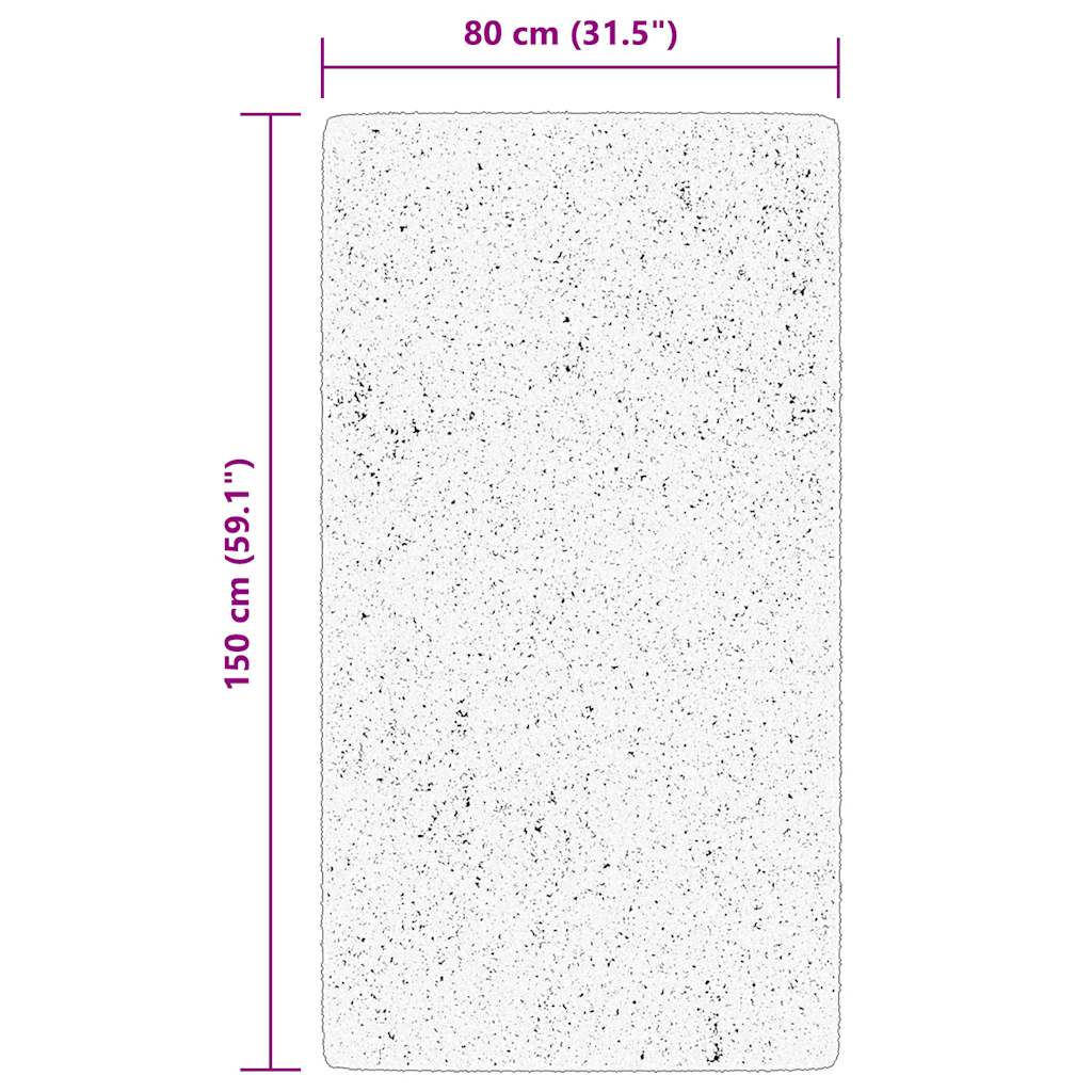 vidaXL Teppich ARBIZU Indoor und Outdoor Vintage-Design 80x150cm