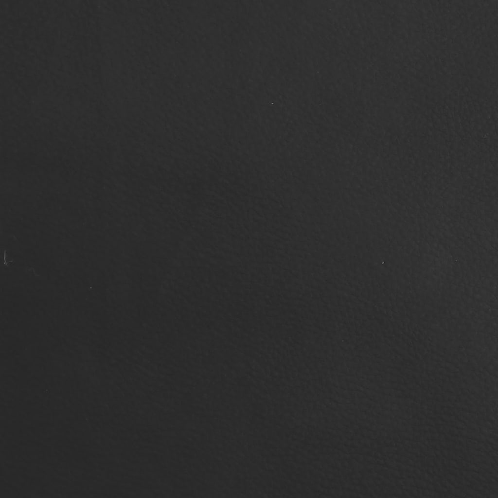 vidaXL Schlafsofa 2-Sitzer Schwarz Kunstleder