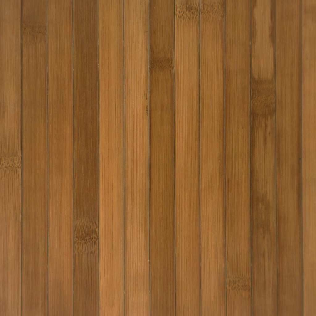 vidaXL Teppich Rund Braun 60 cm Bambus