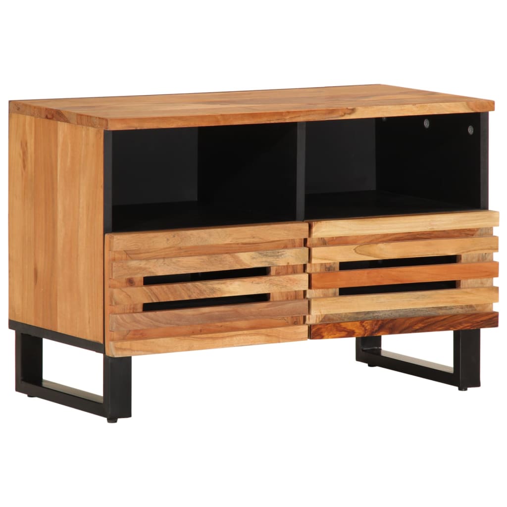 vidaXL TV-Schrank 70x34x46 cm Raues Massivholz Mango