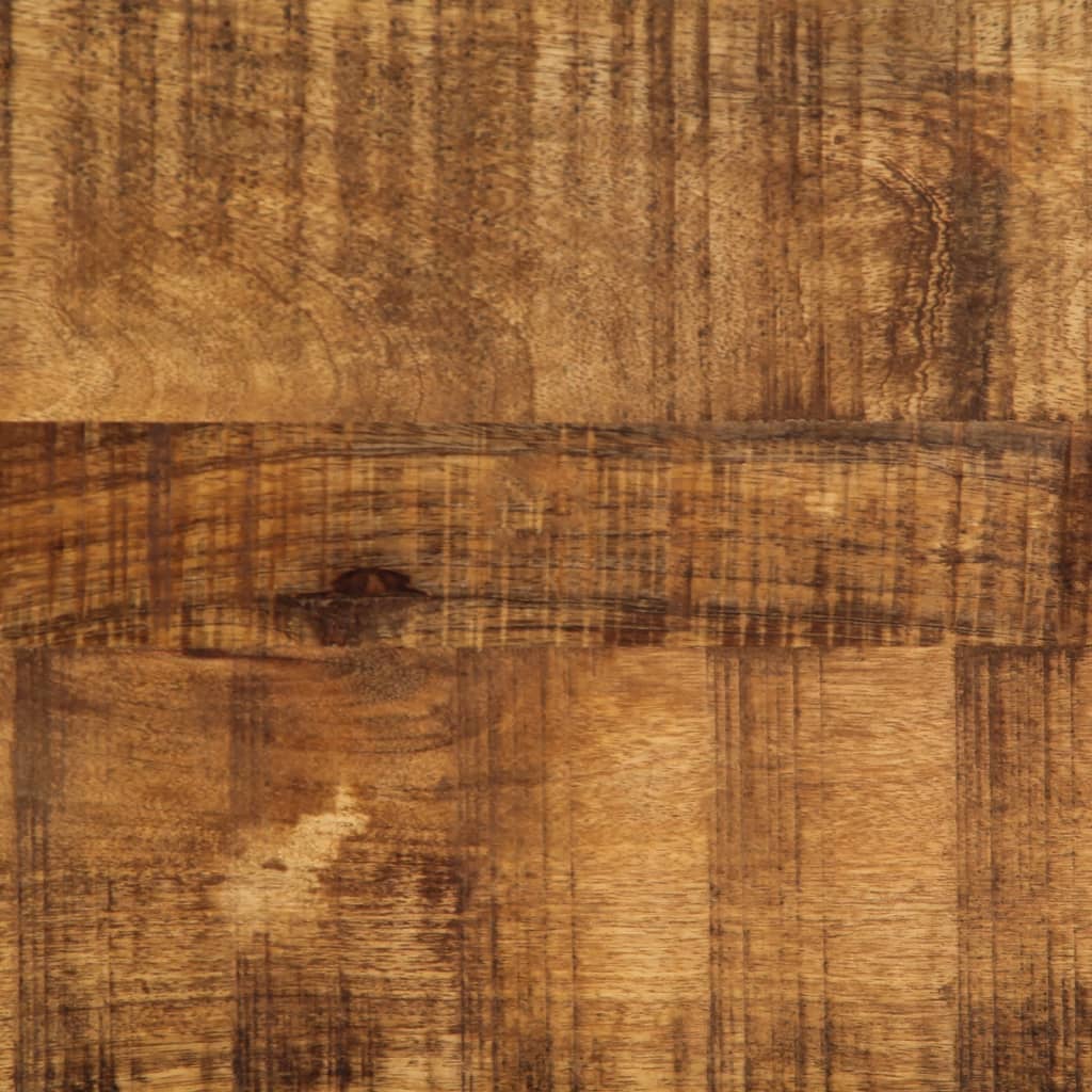 vidaXL TV-Schrank 100x34x46 cm Raues Massives Mangoholz