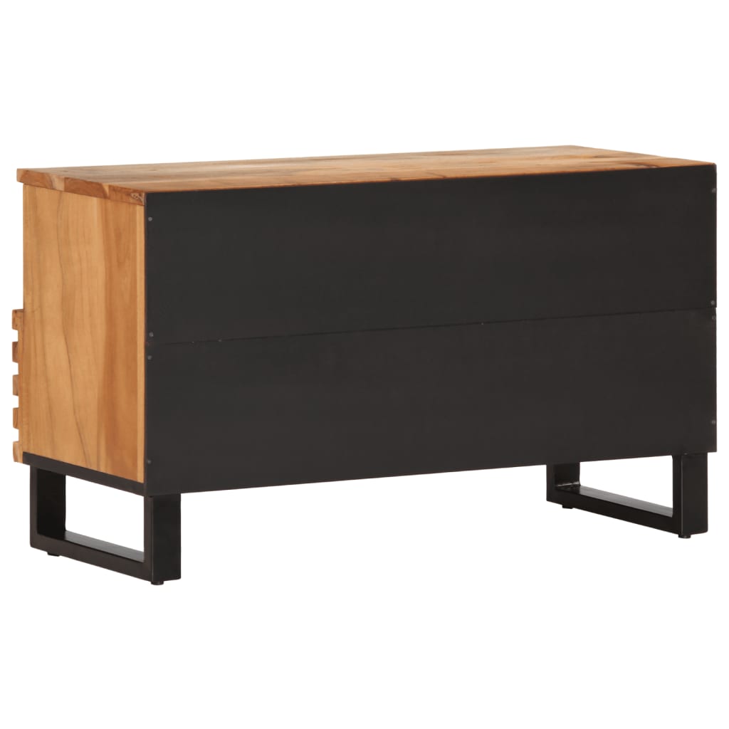 vidaXL TV-Schrank 80x34x46 cm Massivholz Akazie
