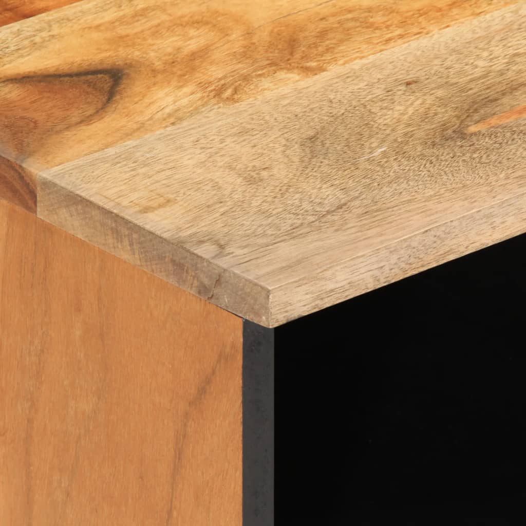 vidaXL TV-Schrank 80x34x46 cm Massivholz Akazie