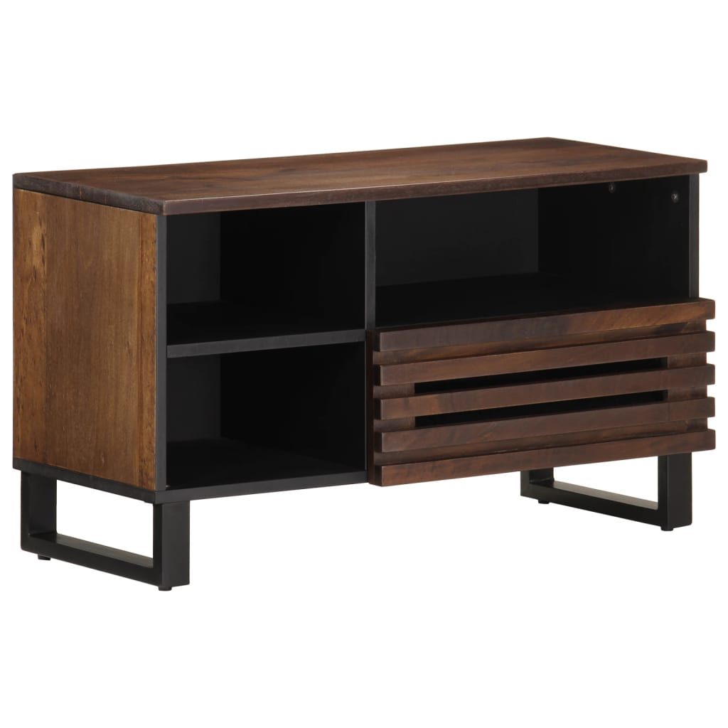 vidaXL TV-Schrank 80x34x46 cm Massivholz Akazie