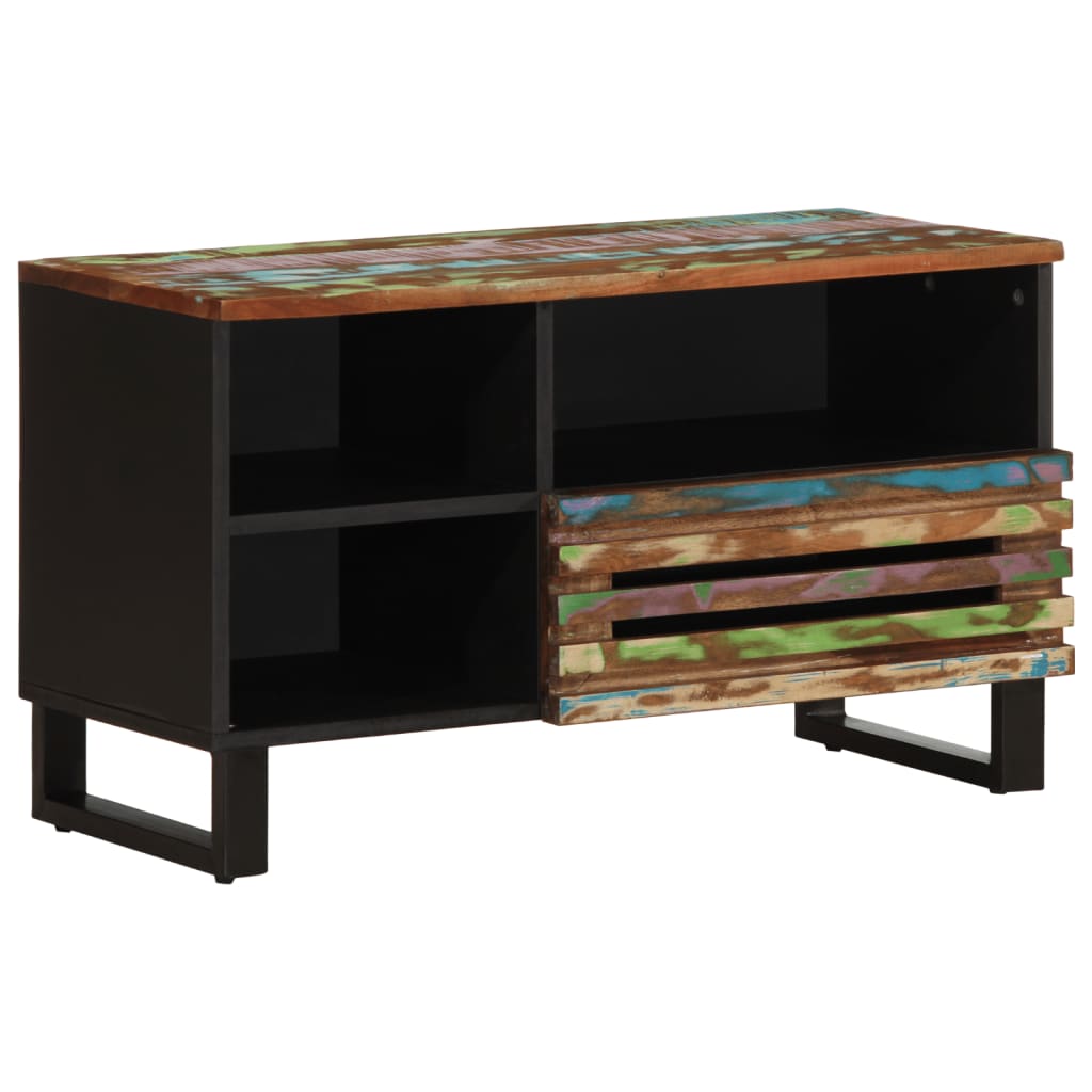 vidaXL TV-Schrank 80x34x46 cm Massivholz Akazie