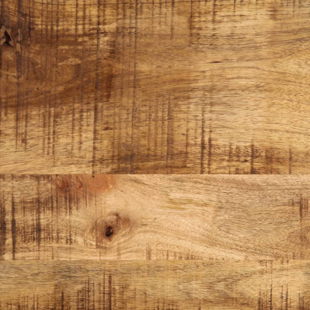 vidaXL TV-Schrank 100x34x46 cm Raues Massives Mangoholz