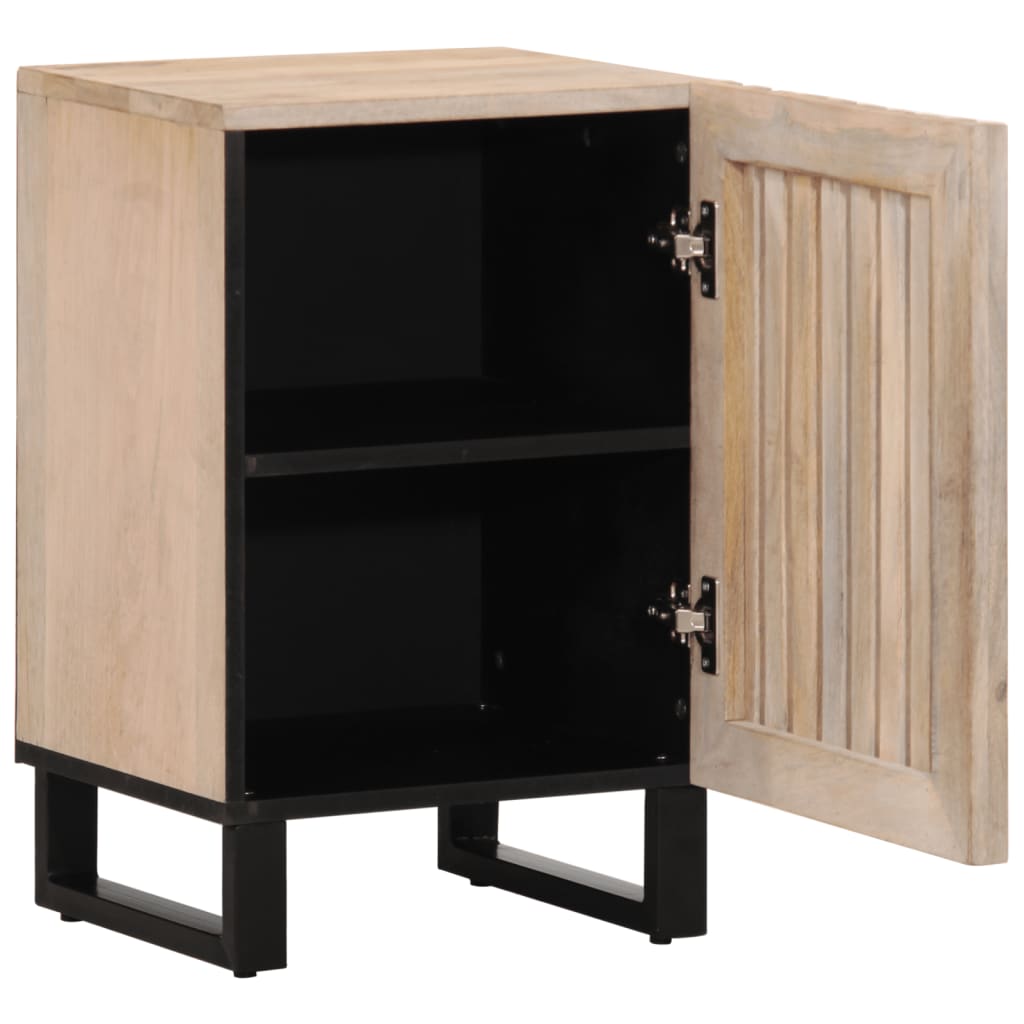 vidaXL Badschrank 38x34x58 cm Massivholz Mango